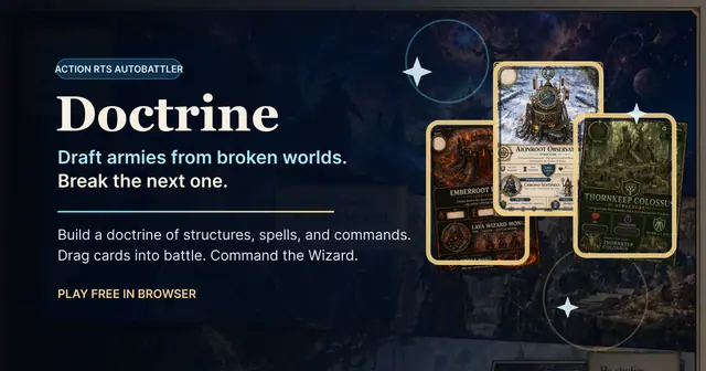 Doctrine — captura del juego hecho con IA