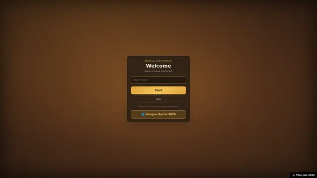 Domino Master — captura del juego hecho con IA