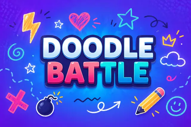 Doodle Battle — captura del juego hecho con IA