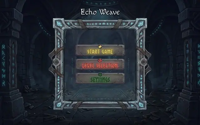 Echo Weave — captura del juego hecho con IA