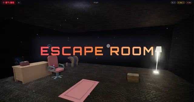 Escape Room — captura del juego hecho con IA