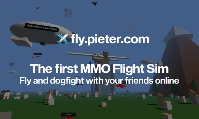 fly.pieter.com – Screenshot des KI-Spiels