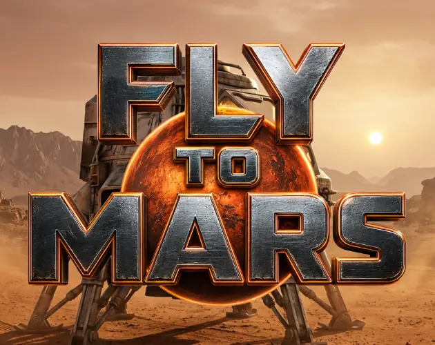 Fly To Mars — screenshot of the AI-made game