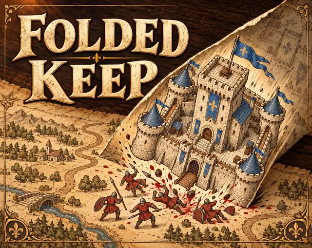 Folded Keep — capture d'écran du jeu fait avec l'IA