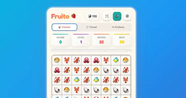 Fruito — capture d'écran du jeu fait avec l'IA