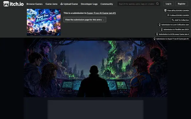 G.A.L.A.C.T.I.C.A.L. — screenshot of the AI-made game