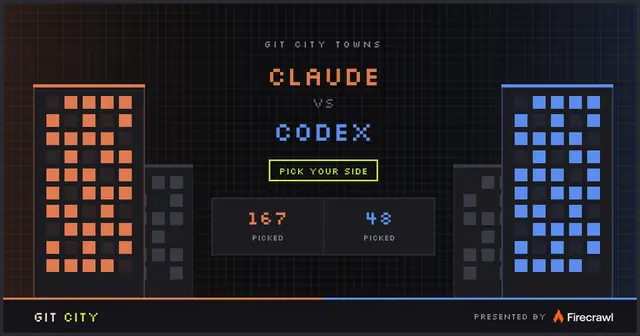 Git City — capture d'écran du jeu fait avec l'IA