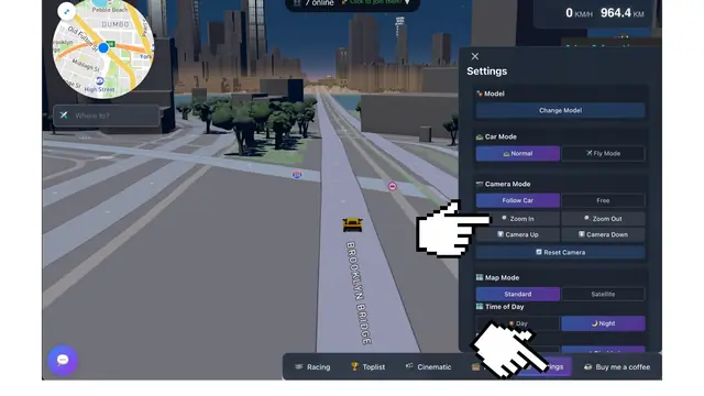 Glenn Explore — screenshot of the AI-made game