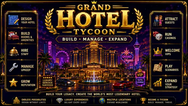 Grand Hotel Tycoon – AI製ゲームのスクリーンショット