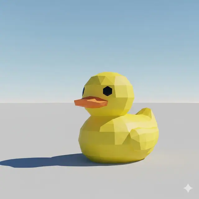 Grand Quack Auto — captura del juego hecho con IA