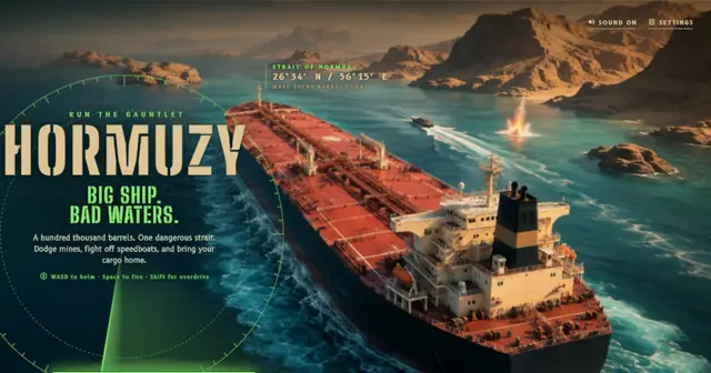 Hormuzy — captura del juego hecho con IA