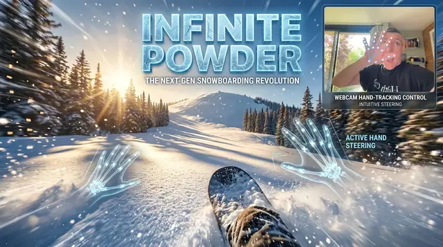 Infinite Powder — captura del juego hecho con IA