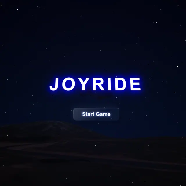 Joyride – Screenshot des KI-Spiels