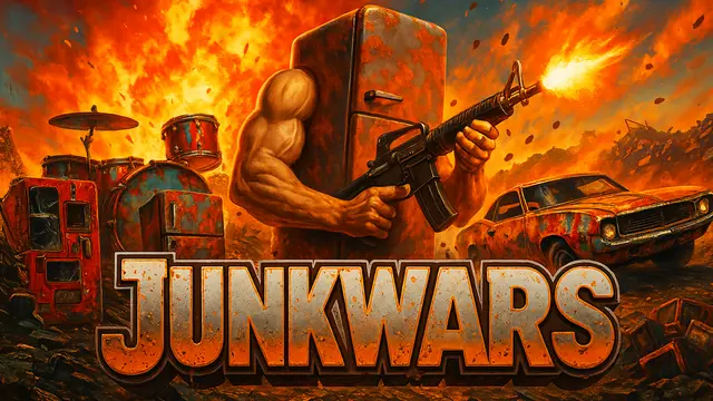 JunkWars — captura del juego hecho con IA