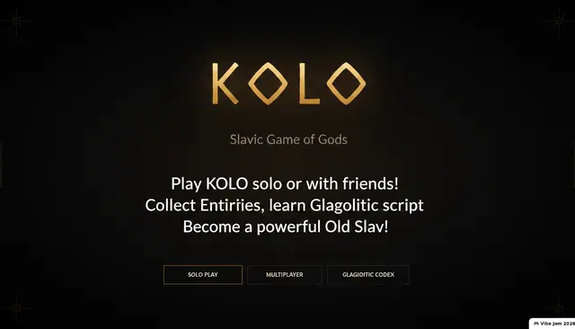 KOLO — captura del juego hecho con IA