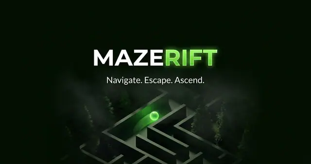 MazeRift — captura de tela do jogo feito com IA