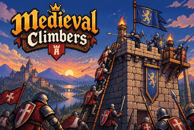 Medieval Climbers – Screenshot des KI-Spiels