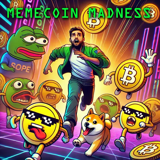 Memecoin Madness — captura del juego hecho con IA