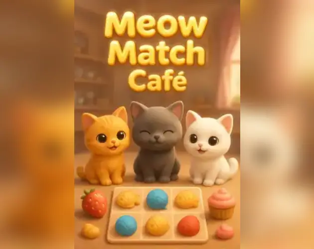 Meow Match Café – Screenshot des KI-Spiels
