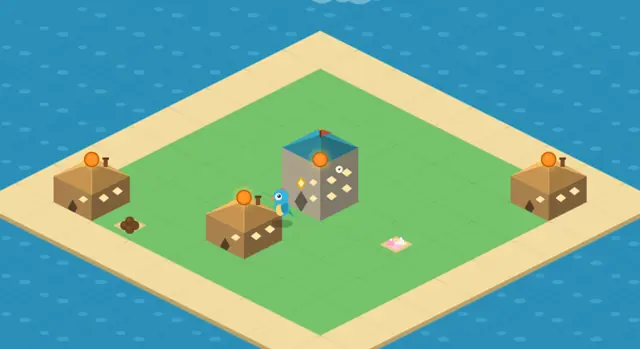 My-Island – Screenshot des KI-Spiels