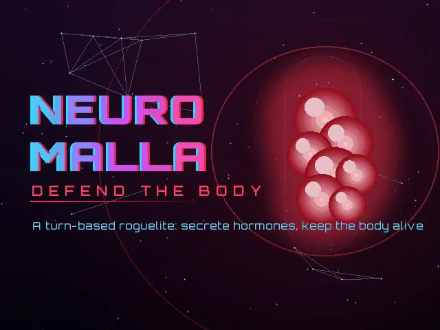 NEURO·MALLA — captura del juego hecho con IA
