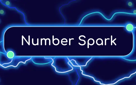 NumberSpark — captura del juego hecho con IA