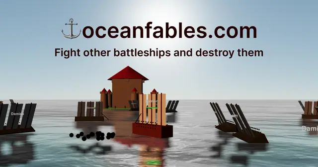Ocean Fables — captura del juego hecho con IA