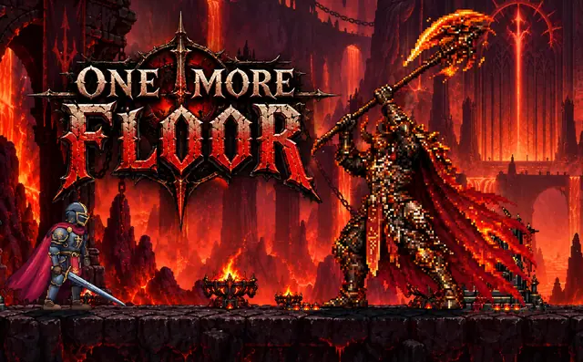 One More Floor — captura de tela do jogo feito com IA