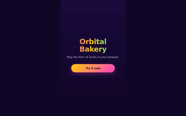 Orbital Bakery – Screenshot des KI-Spiels