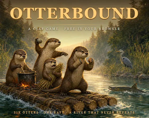 OTTERBOUND — capture d'écran du jeu fait avec l'IA