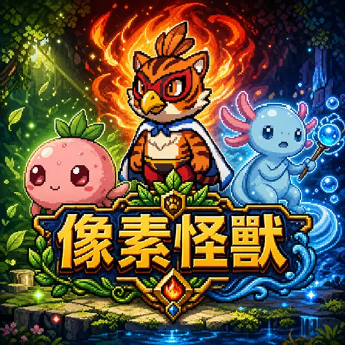 Pixel Monster — capture d'écran du jeu fait avec l'IA