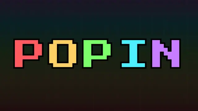 POPIN — captura del juego hecho con IA