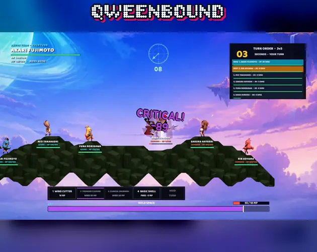 QweenBound — capture d'écran du jeu fait avec l'IA