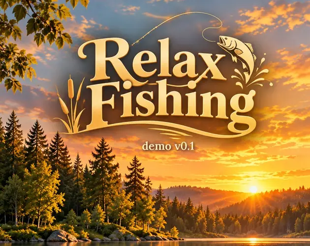 Relax Fishing — screenshot of the AI-made game