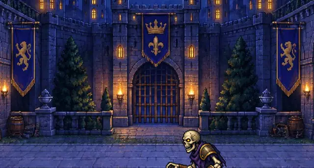 Royal Rotters — captura de tela do jogo feito com IA