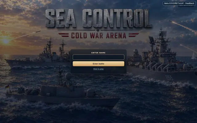Sea Control: Cold War Arena — captura del juego hecho con IA