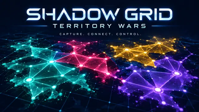 Shadow Grid: Territory Wars — captura de tela do jogo feito com IA