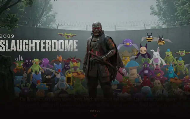 SlaughterDome — captura del juego hecho con IA