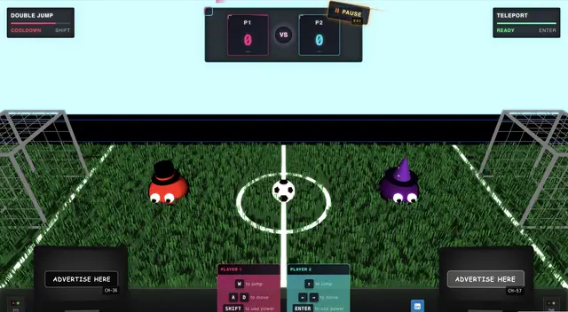 Slime Ball — captura de tela do jogo feito com IA