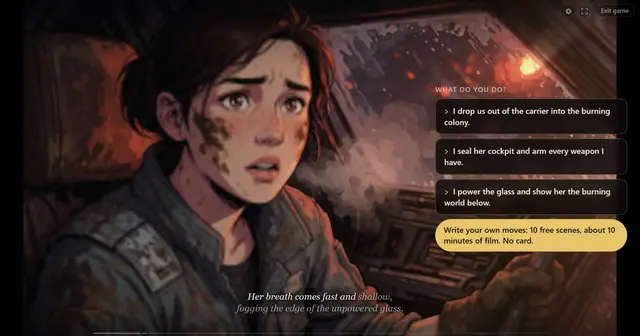 Slopverse — captura del juego hecho con IA