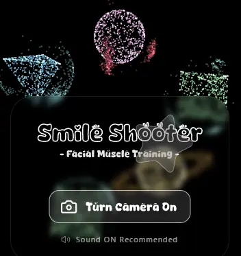 Smile Shooter — captura del juego hecho con IA