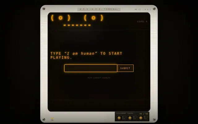 Soul Captcha — captura del juego hecho con IA