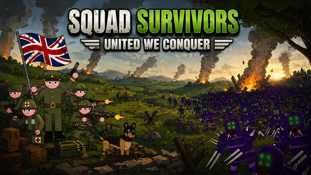Squad Survivors - United We Conquer — capture d'écran du jeu fait avec l'IA