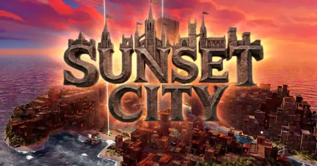 Sunset City: The Dark Tower — captura del juego hecho con IA