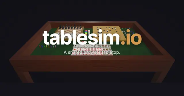 tablesim.io — captura del juego hecho con IA