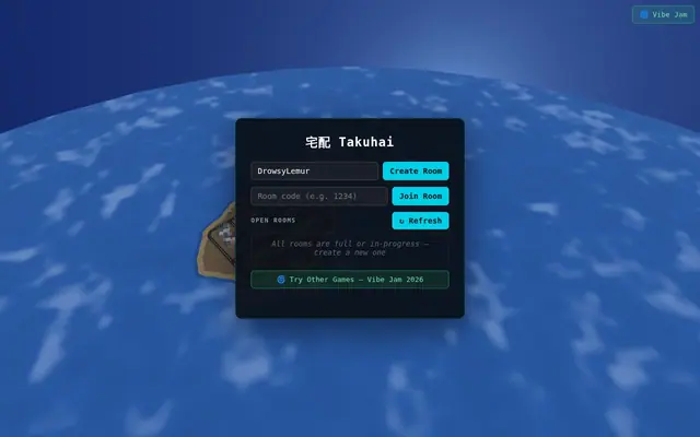 Takuhai — captura del juego hecho con IA