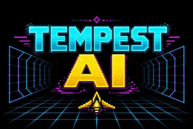 TEMPEST AI — capture d'écran du jeu fait avec l'IA