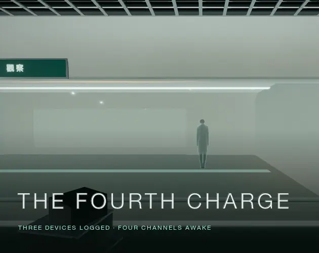 THE FOURTH CHARGE — captura de tela do jogo feito com IA