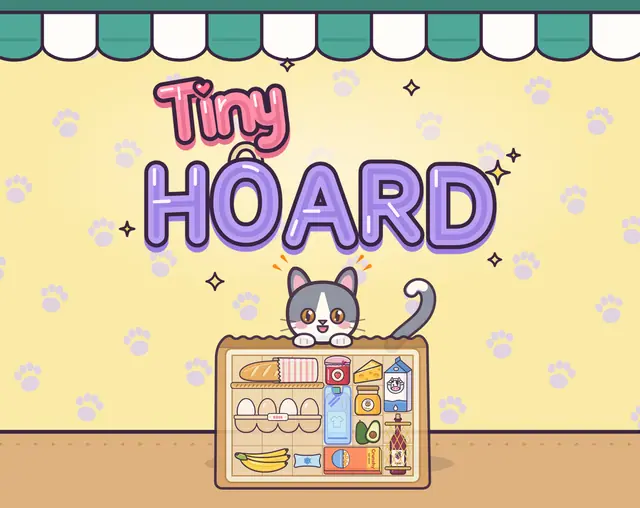Tiny Hoard — captura del juego hecho con IA