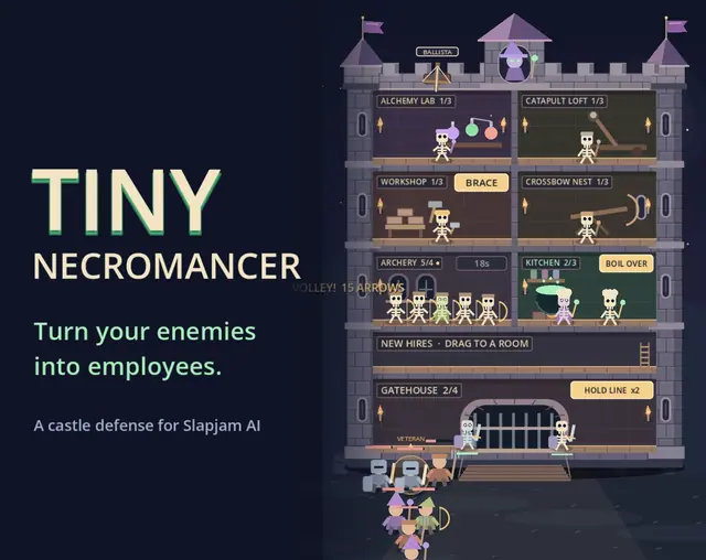 Tiny Necromancer – AI製ゲームのスクリーンショット